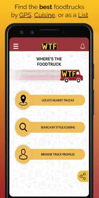 WTF Where's The Foodtruck - Customer App android App screenshot 7